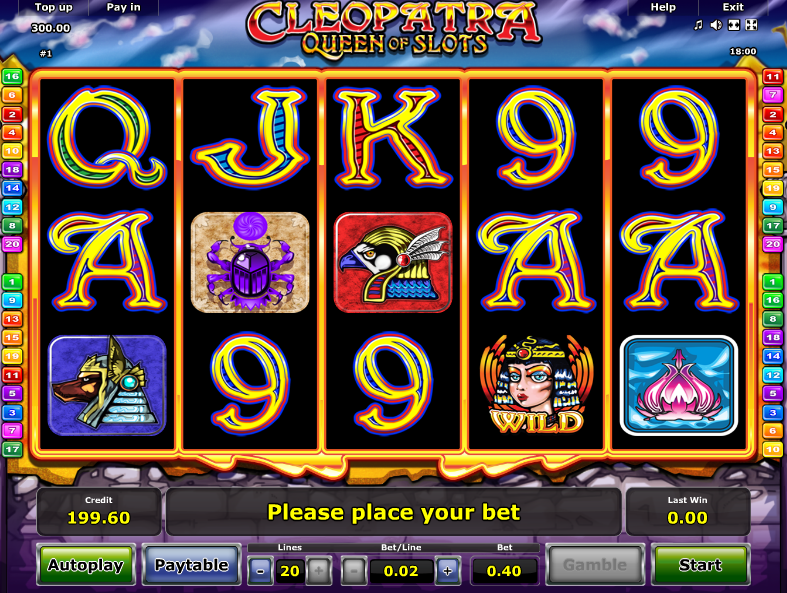 Cleopatra Queen Of Slots