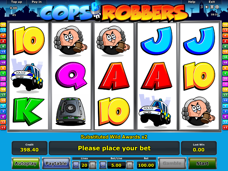 Cops And Robbers Novomatic