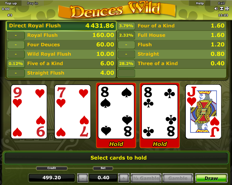 Deuces Wild Novomatic