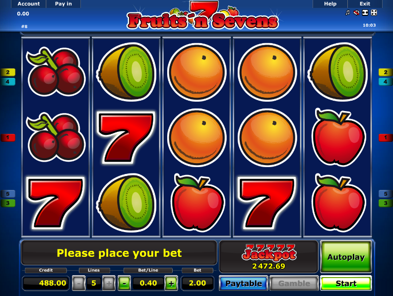 Fruits And Sevens