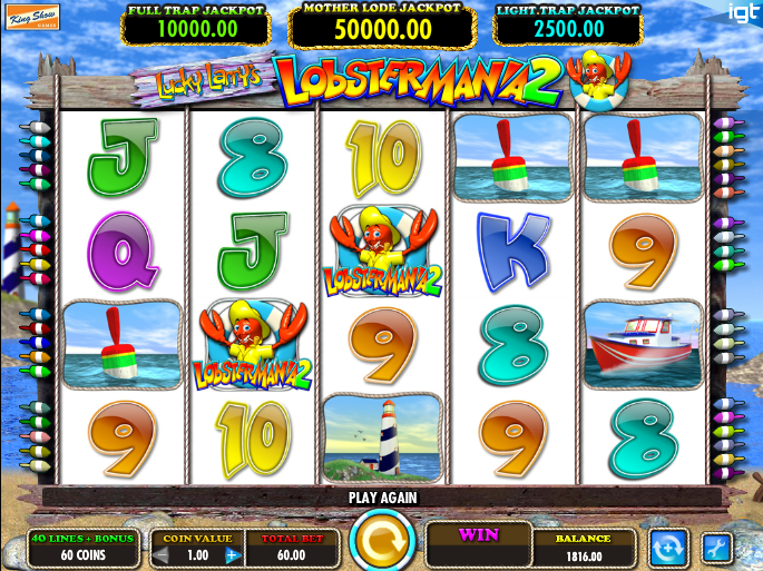Lucky Larry’s Lobstermania 2