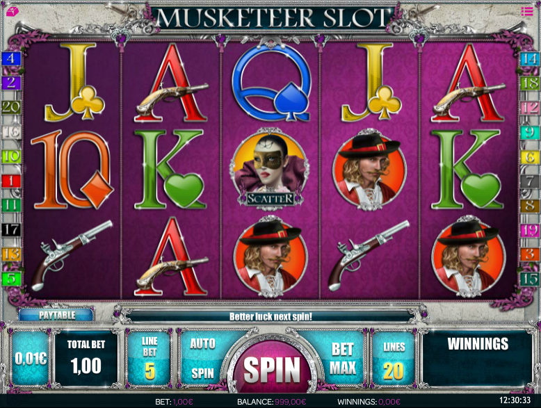 Musketeer Slot