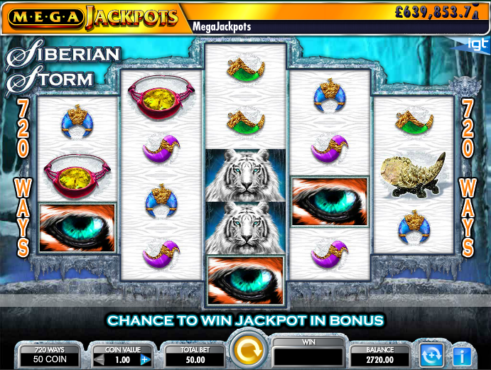 Siberian Storm Megajackpots
