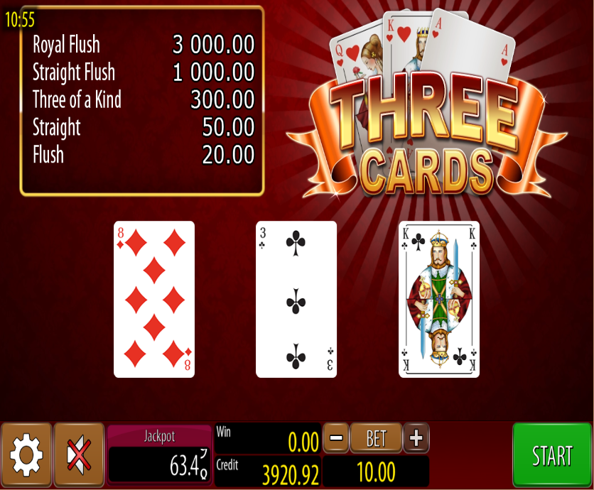 Three Cards