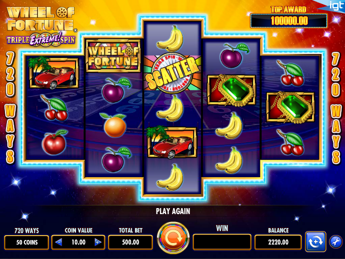 Whell Of Fortune – Triple Extreme Spin