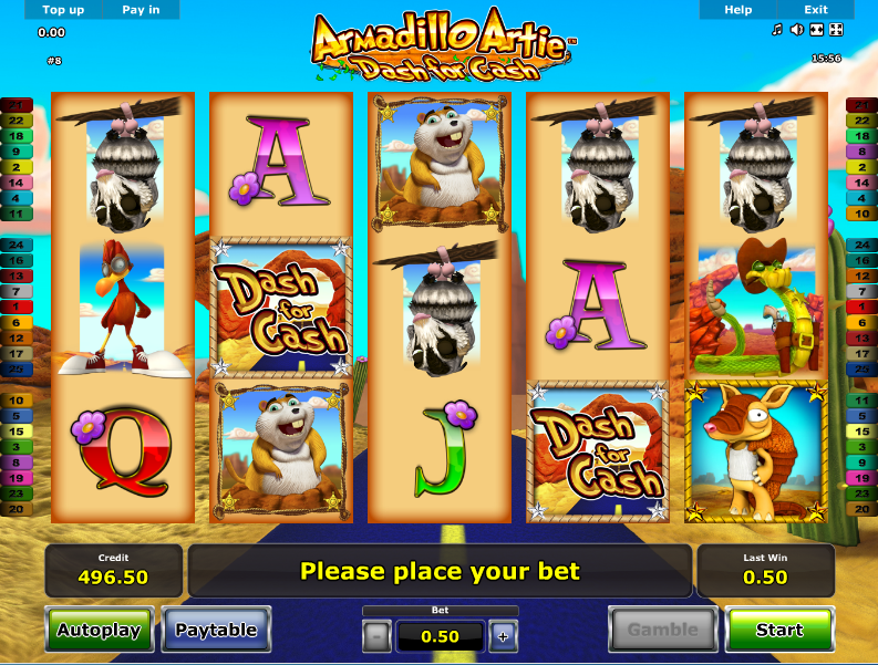 Armadillo Artie Dash For Cash